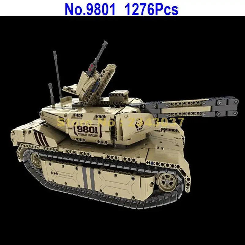 9801 1276 шт. военный дистанционного управления Управление Rc M1a2 главный боевой танк 50