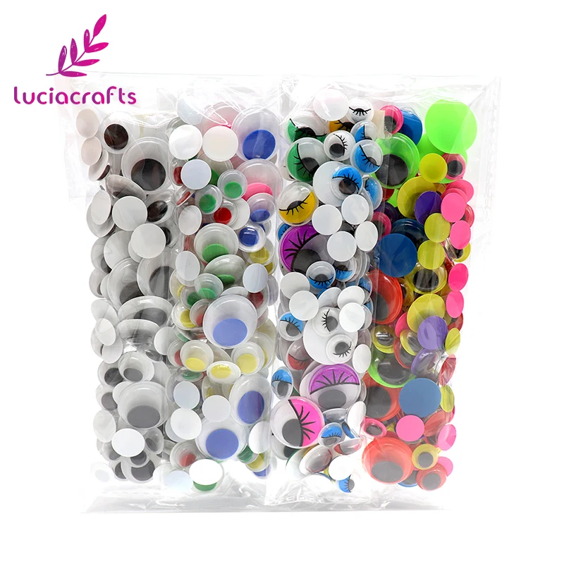 Lucia crafts 4*125 шт./лот смешанные размеры не самоклеящиеся подвижные глаза