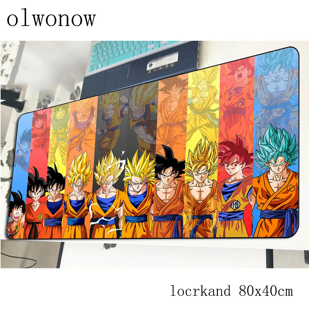 Коврик для мыши Dragon Ball 800x400x3 мм объемный рисунок игровой коврик для мыши Коврик для геймера Популярная Игровая компьютерная настольная клавиатура со встроенной мышью игровые коврики