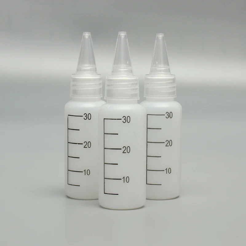 10 шт./компл. 30 мл многофункциональный прозрачный белый клей аппликатор сжимаемая