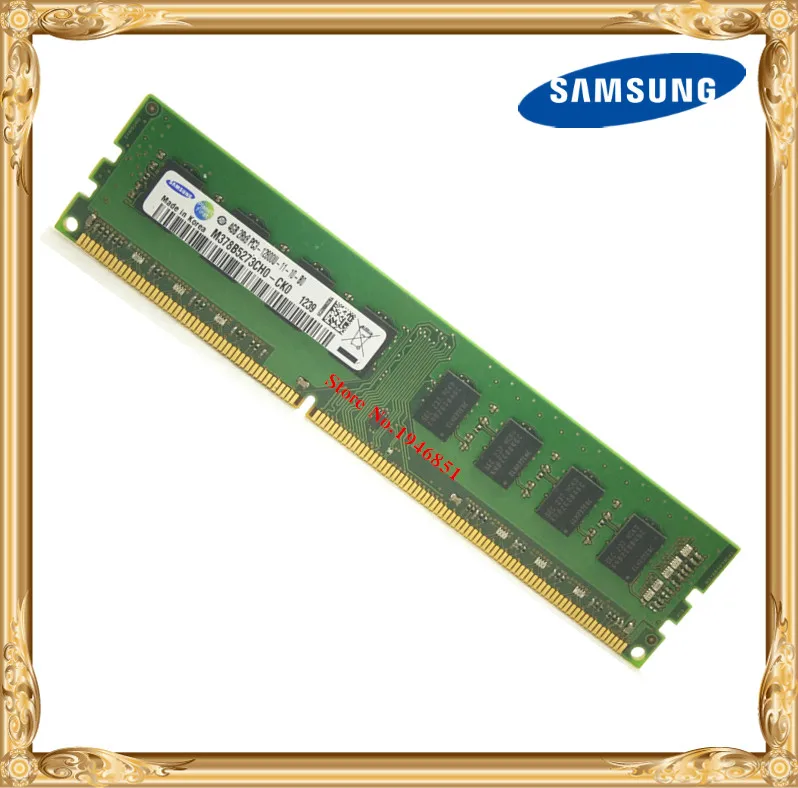 

Настольная память Samsung, оригинальная оперативная память DDR3 4 Гб 1600 МГц 4G PC3-12800U ПК, ОЗУ 1600 12800