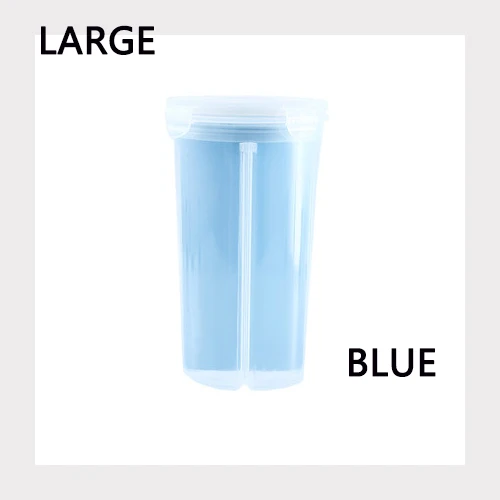 LARGE-BLUE Пищевые для кухни запечатанные банки кухонные зерна контейнер для еды герметичные резервуары для хранения рис бобы отсеки пластиковые ящики для хранения - Цвет: LARGE-BLUE