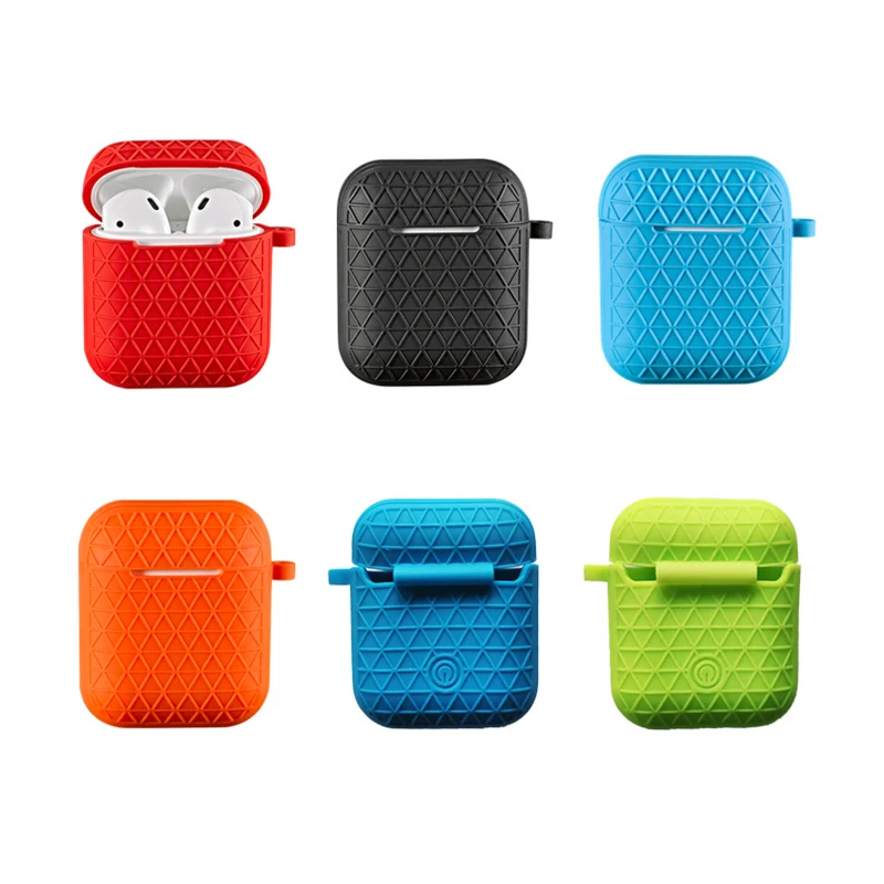 Силиконовый чехол для Airpods новинка 2019 мультяшный беспроводной Чехол Earpods