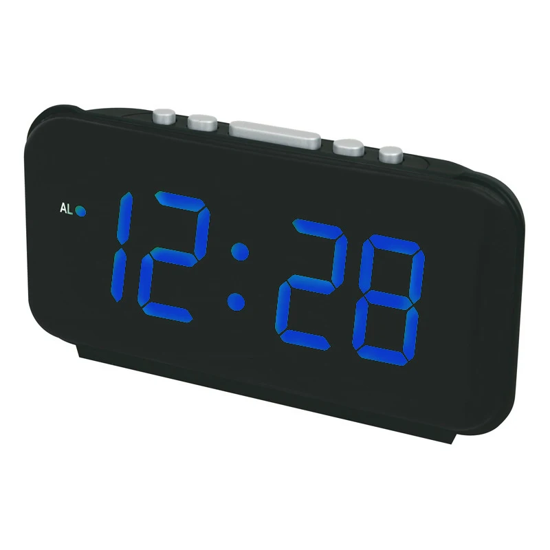 Hot Digital LED Alarm Clock EU Plug AC Power Electronic Table Clocks With 1.8 Large led Display Home decors Gift For Kids | Дом и сад
