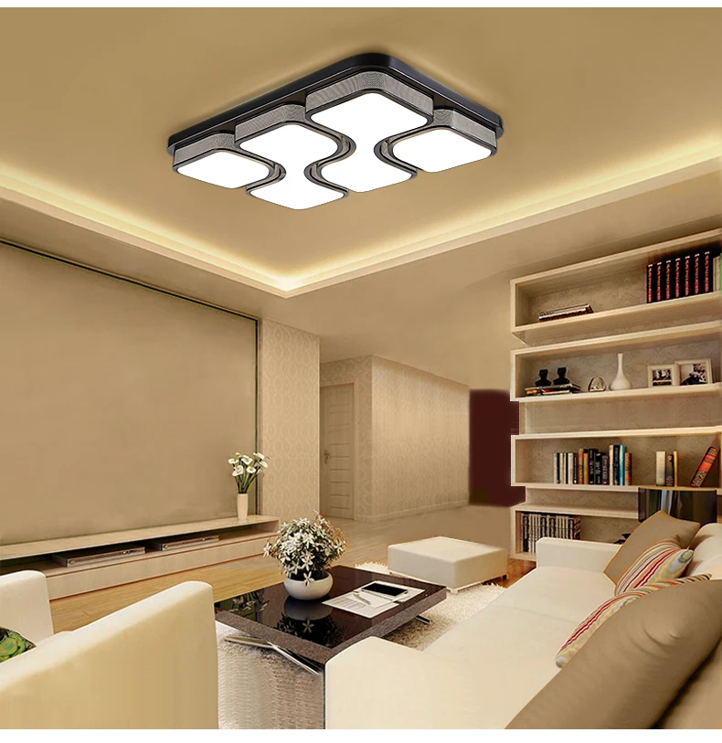 Светильник Потолочный черный/белый 220 В переменного тока|modern led ceiling lights|ceiling