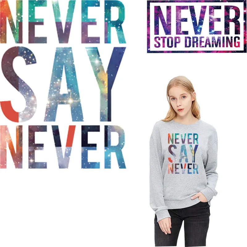 

space letter patches for clothing iron stickers for clothes heat transfer for T-shirt hoodie patch thermocollants vetement parch