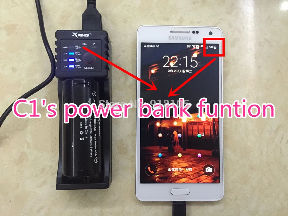 Xpower C1 Smart Универсальное зарядное устройство для аккумуляторов li-on Ni-MH Li-fe батарея power bank funtion vs xtar nitecore opus liitokala lii-100