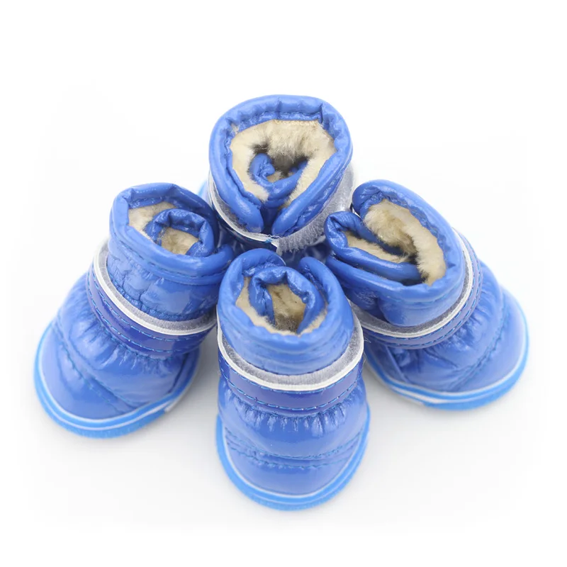 4 шт./партия зимняя обувь для собак и щенков|dog shoes|dog winter shoeswinter dog shoes |