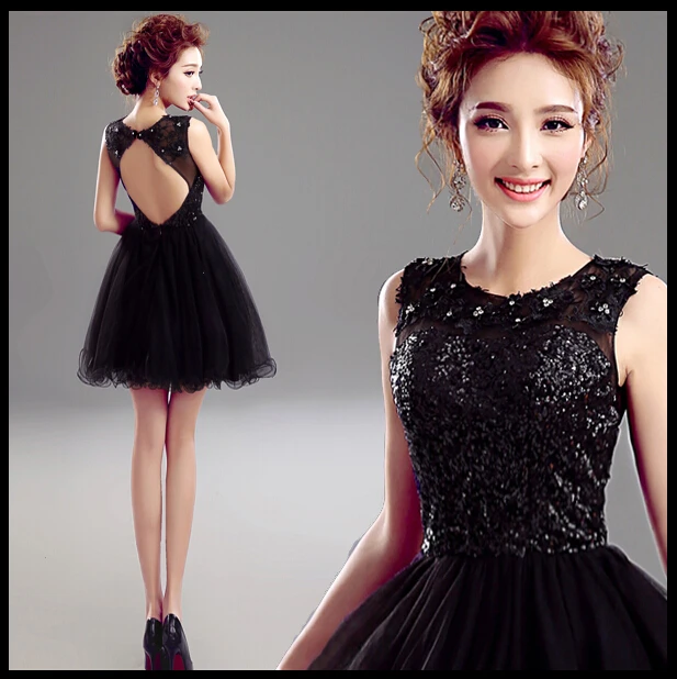 

Новинка 2017, элегантные вечерние платья, платье для особых случаев, короткое платье невесты, сексуальное бальное платье с открытой спиной, вы...