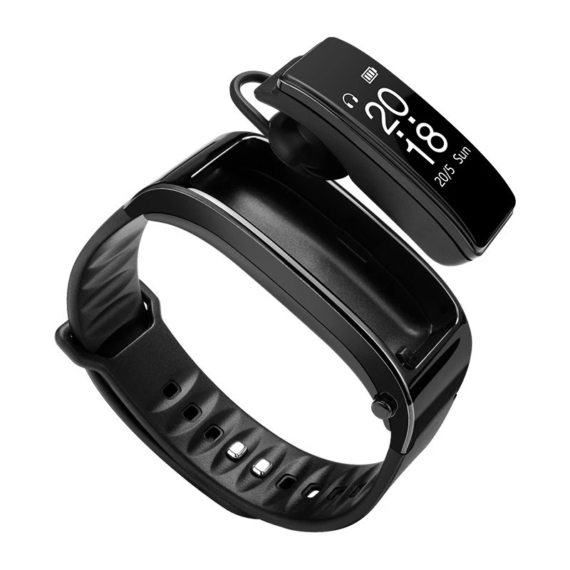 

Smart Bracelet Multifunction Bluetooth Headset Call Smart Reminder Sports Metering Heart Rate Monitoring Calories Smartwatch