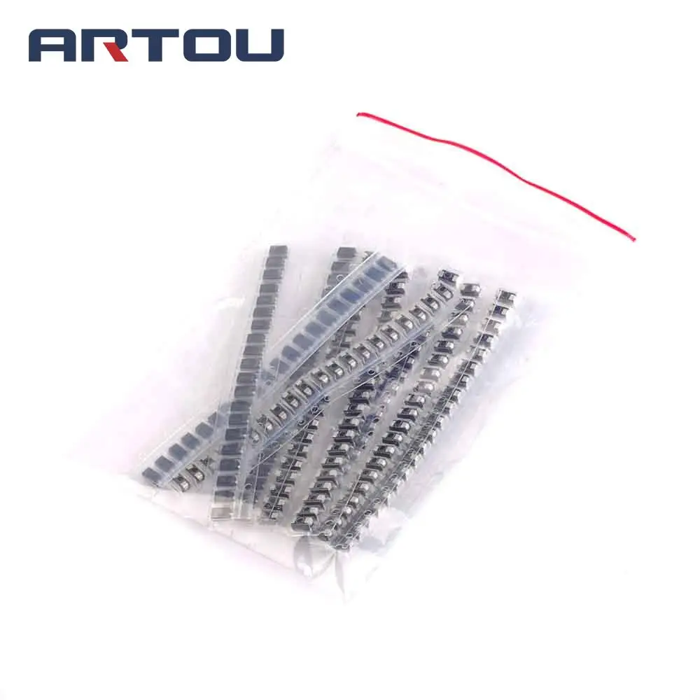 9 видов * 20 шт. = 180 SMD пакет диодов M1 M2 M4 M7 SS12 SS14 SS34 SS54 FR107|smd diode|diode smdm1 diode |