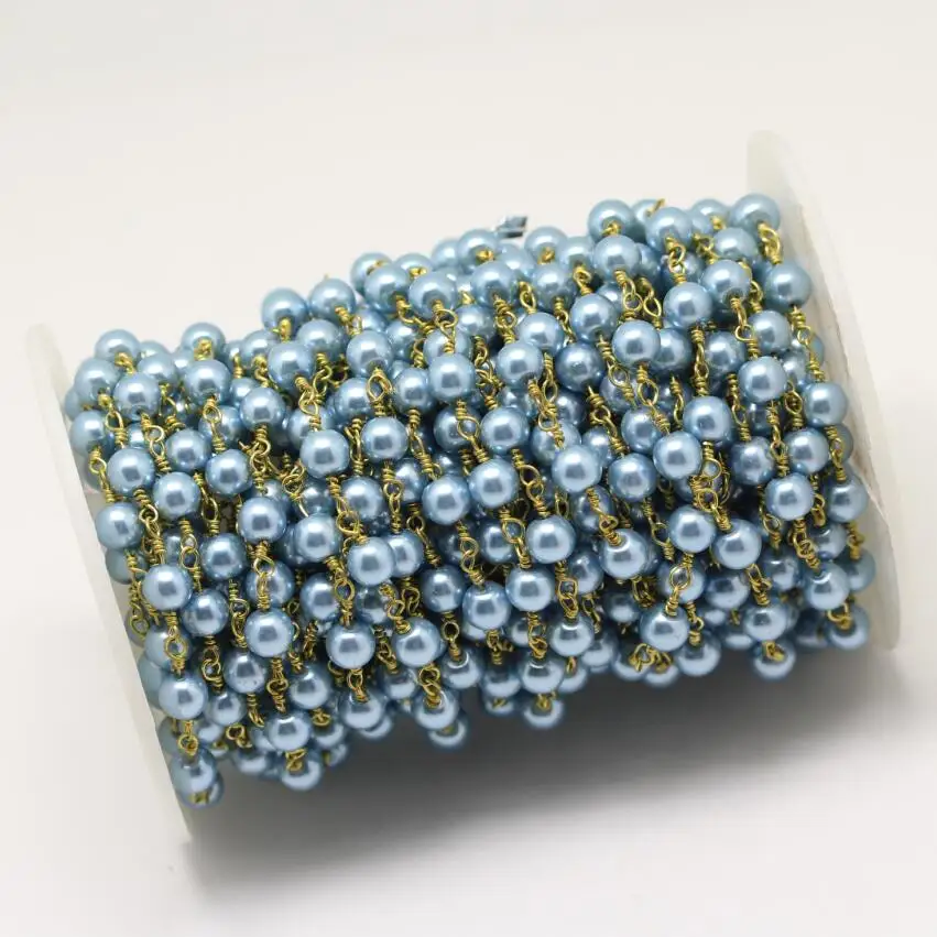 6 мм новая распродажа латунные звенья с проволочной обмоткой ювелирные изделия