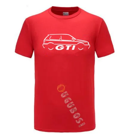 Новая роскошная футболка V W GOLF GTI MK 3 с автомобилем брендовая мужская летняя во