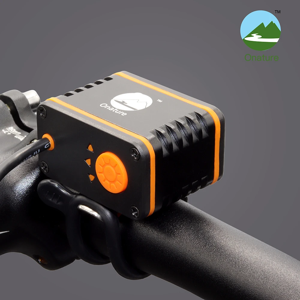 Светодиодный светильник Onature mtb для горного велосипеда заряжаемый от USB мощный