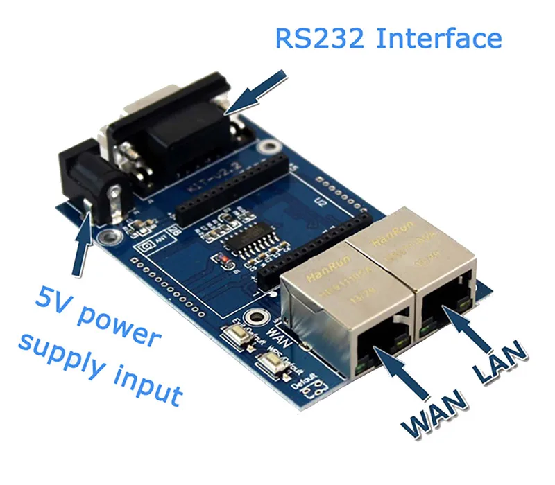Беспроводной Wi-Fi Модуль Uart последовательный порт RS232 RS485 к Ethernet модуль Плата RM04 комплект разработки промышленного класса Интеллектуальный Hom