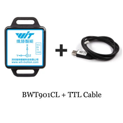 Bluetooth несколько 6-шт Инклинометр BWT901CL датчик 3 оси Угол+ ускорение+ гироскоп+ компас предлагается ПК/Android приложение свободно - Цвет: BWT901CL TTL Line