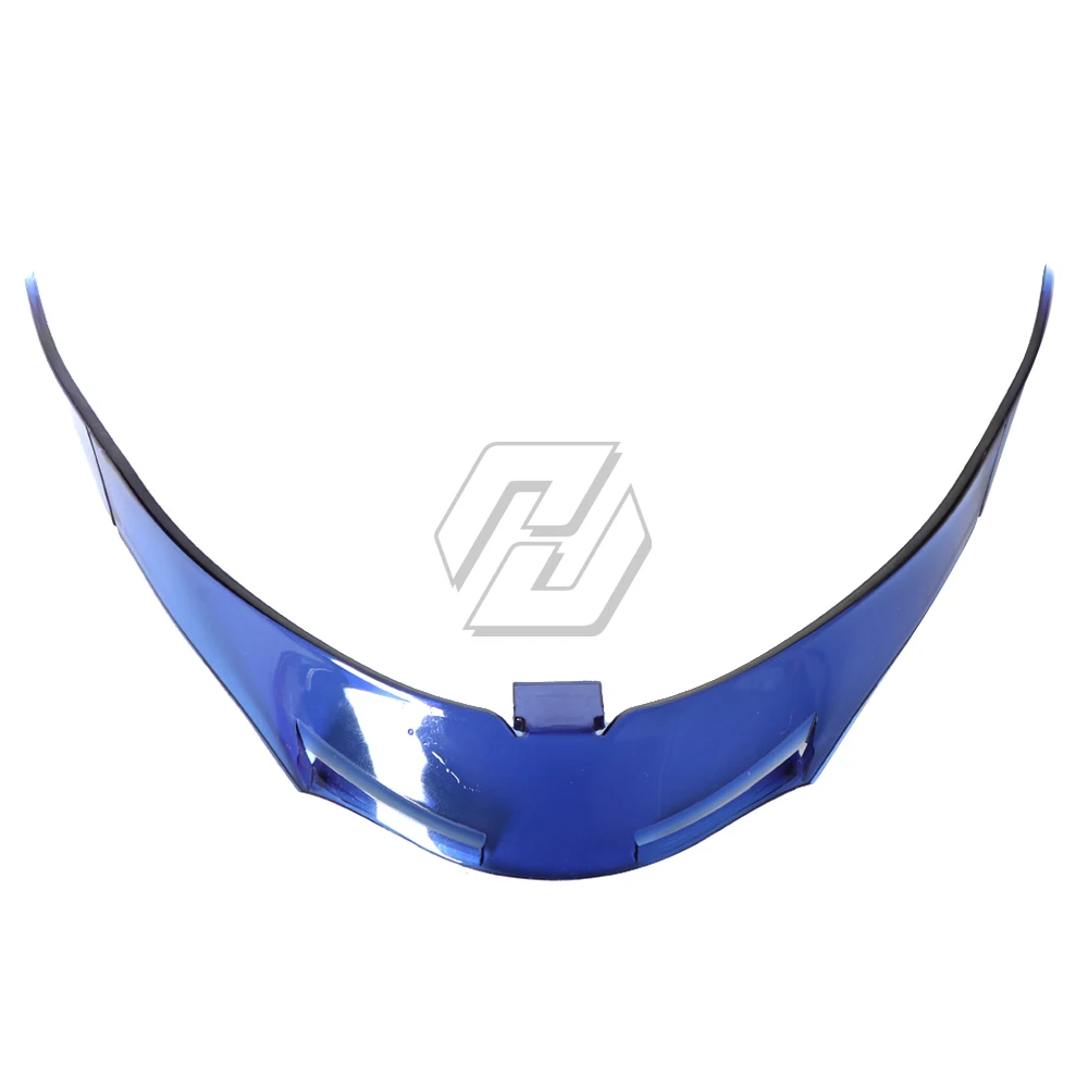 Синий Мотоциклетный шлем спойлер накладка чехол для AGV K3 K5 SHOEI ARAI SHARK KYT YOHE Нолан NITEK HJC - Цвет: Синий