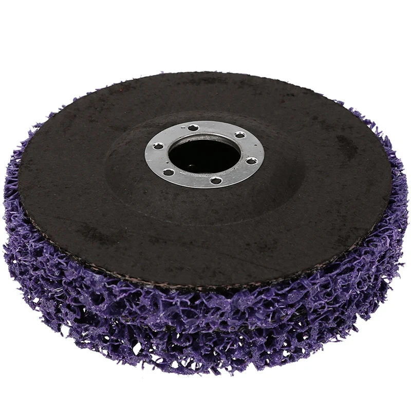2Pcs 125Mm Poly Strip Disc Abrasive Wheel Paint Rust Removal Clean