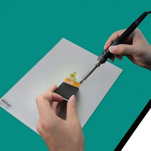 DIY Fix 35x24 см, белая теплоизоляционная Силиконовая накладка, платформа для обслуживания BGA, паяльная станция, термопистолет, партнер UD804