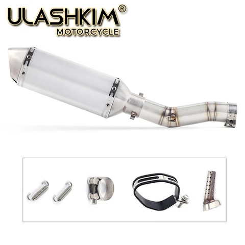 Мотоцикл Полная выхлопная средняя труба слипоны для Suzuki GSXR600 Gsxr700 Gsxr750 K7 GSX R700 R750 R600 GSXR 600 750 2008 до 2009