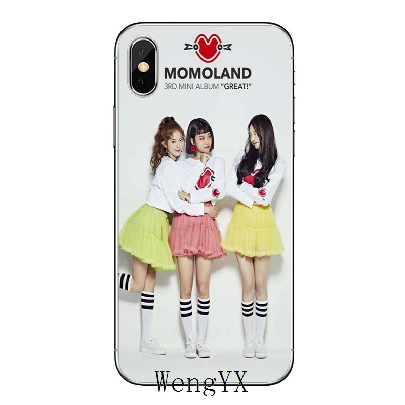 Для samsung Galaxy S3 S4 S5 S6 S7 край S8 S9 плюс мини Примечание 3 4 5 8 Kpop Momoland Нэнси Yeonwoo Девушка ТПУ Мягкий телефона чехол - Цвет: Nancy-Yeonwoo-A-10