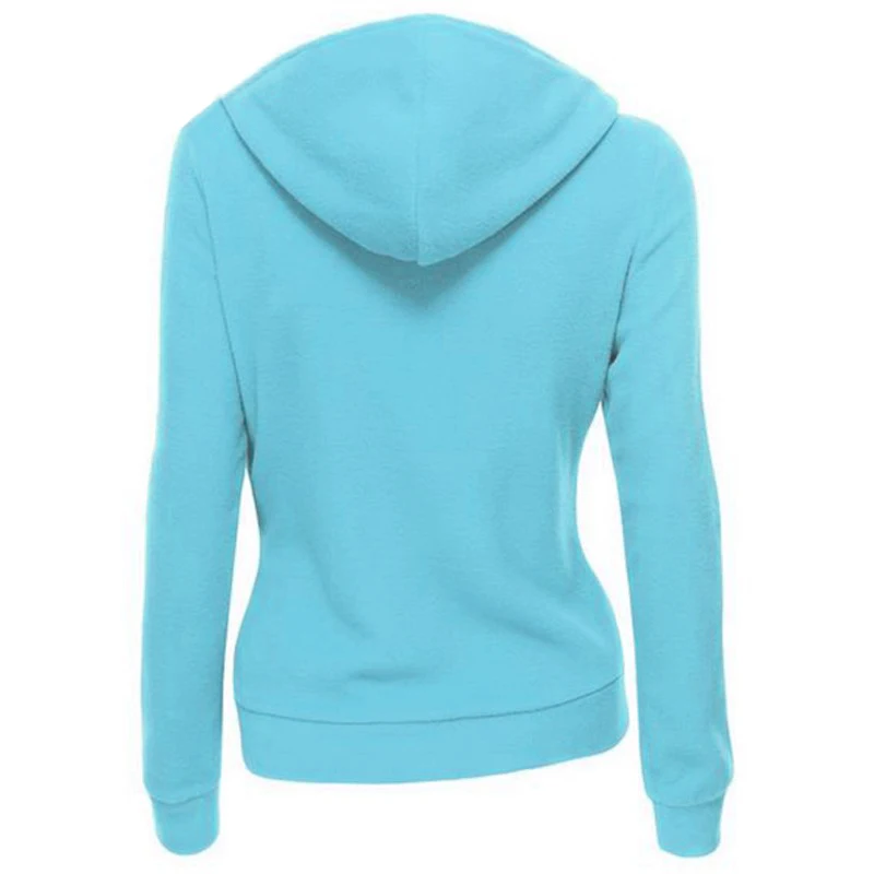 

Fashion Hooded Jacket Long Sleeve Women Sweatshirts Zip Pullover Hoodies