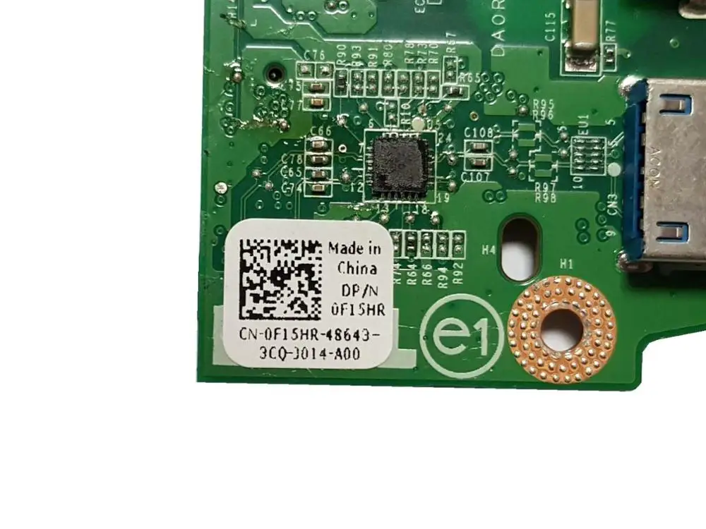Для Dell для Inspiron 17R 5720 7720 Ethernet USB 3 0 коннектор плата CN 0F15HR DA0R09PC6F1 F15HR Бесплатная