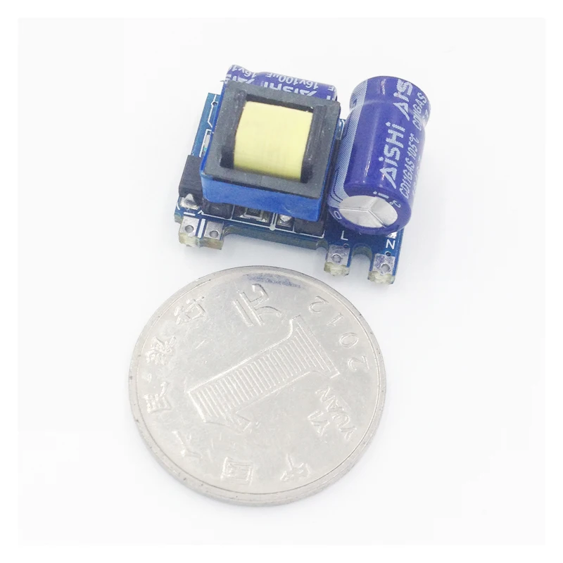 AC DC 12V 300mA / 5V 600mA изолированный импульсный модуль питания понижающий с регулятором
