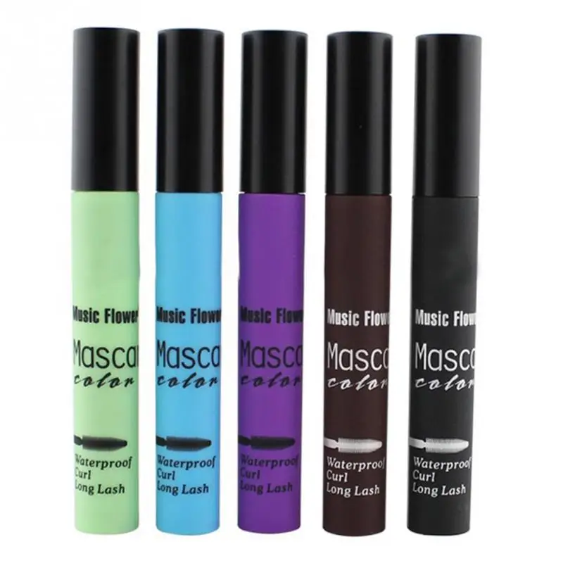 Профессиональная косметическая цветная тушь для глаз Водостойкая ресниц