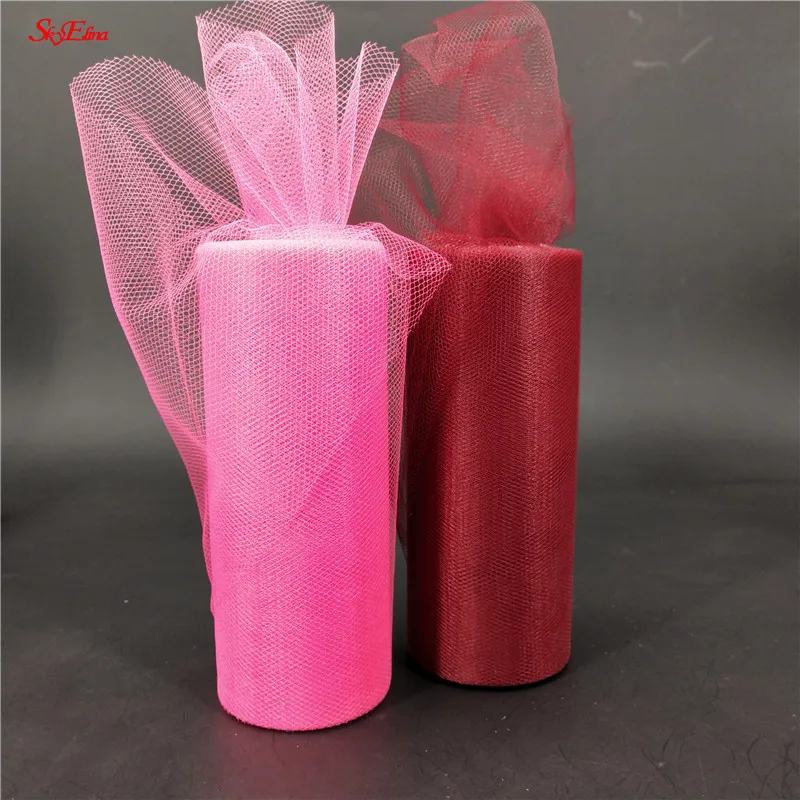 Голубая/Розовая/фиолетовая 6 дюймовая органза блестящая фототкань матовая тюль