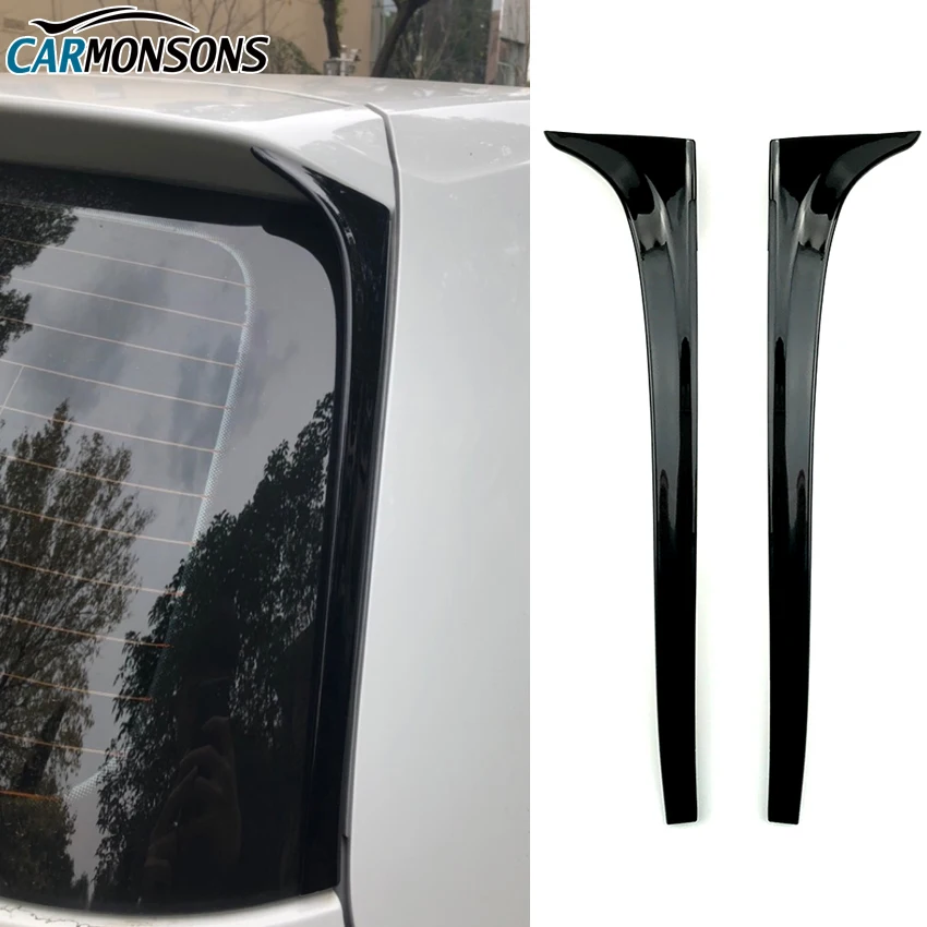 Carmonsons для Volkswagen Golf 7 MK7 боковые Стикеры спойлера накладка аксессуары автомобиля