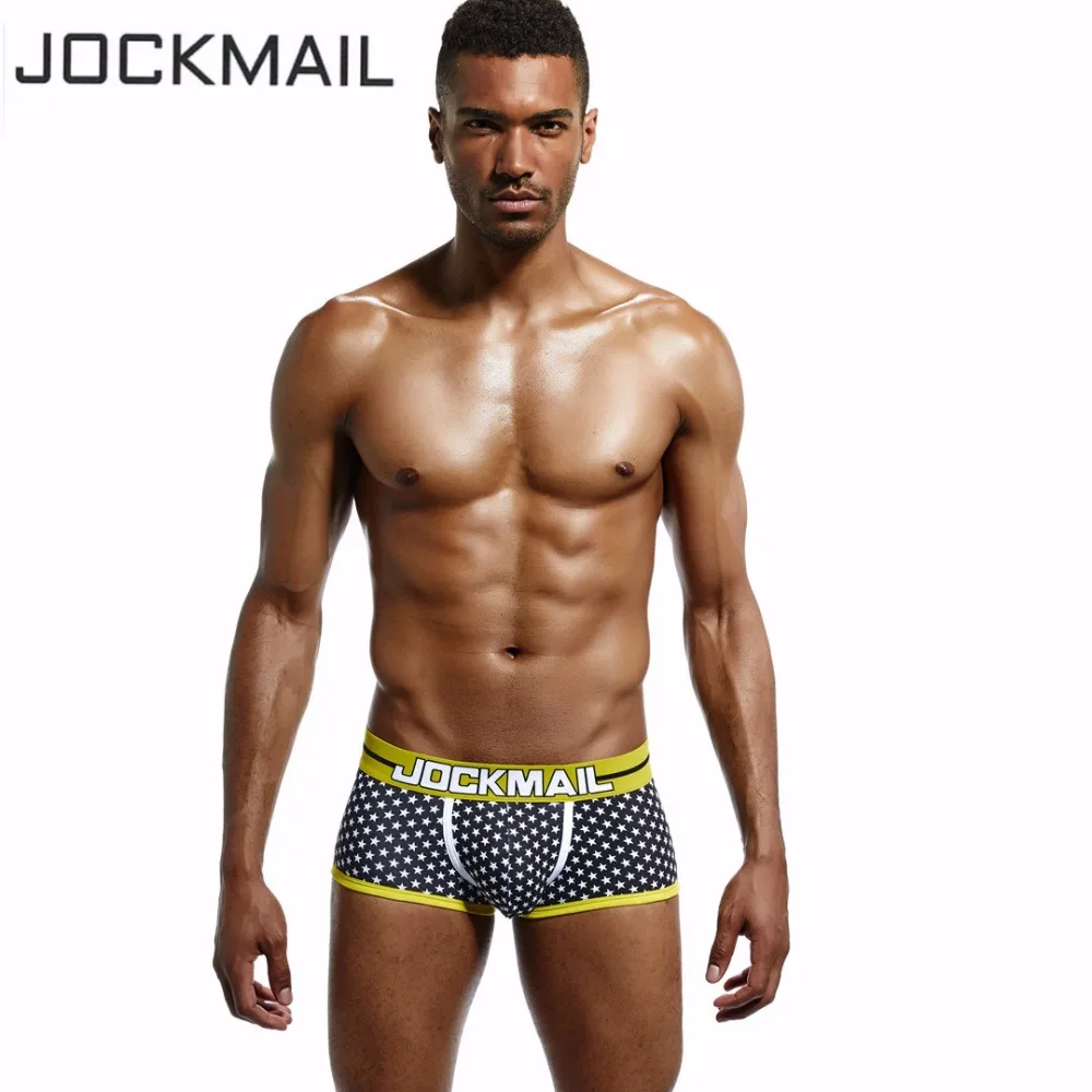 Трусы-боксеры JOCKMAIL мужские Брендовое пикантное нижнее белье хлопковые плавки |
