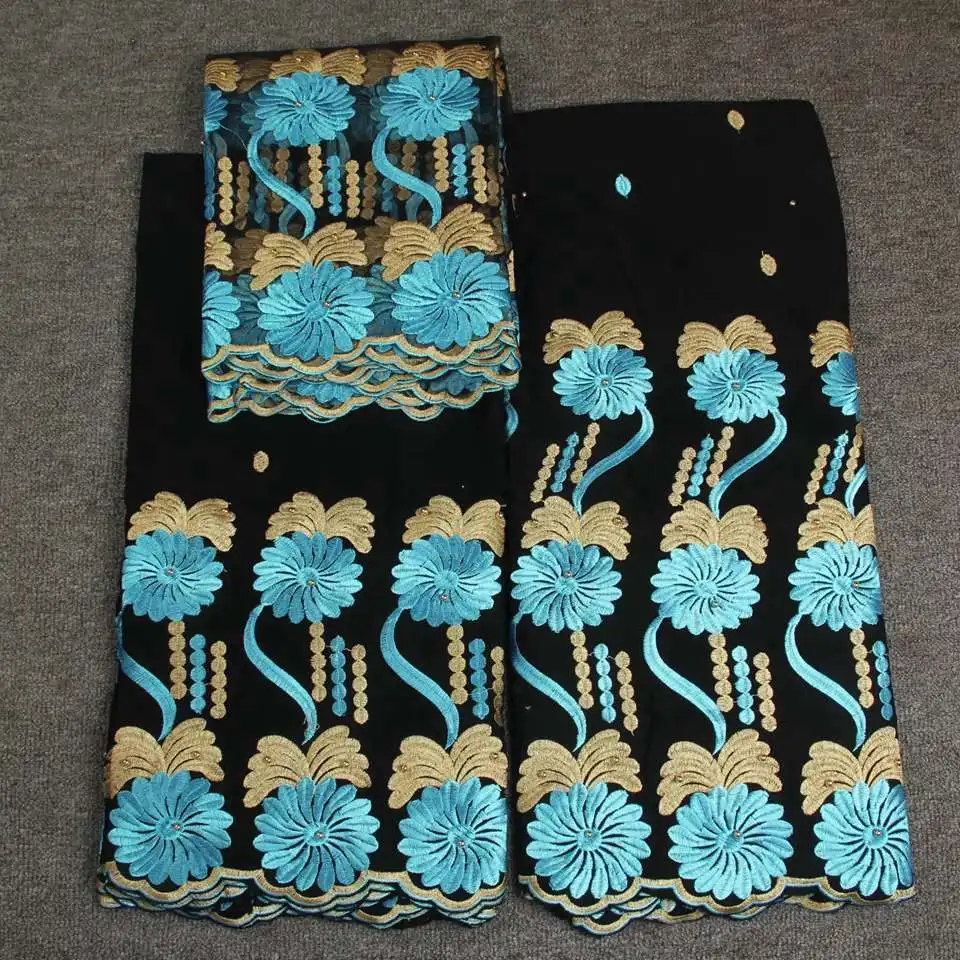 High Quality Soft African Swiss Voile Lace In Switzerland Embroidery Match French For Party Dress 3+2+2 Yards/Lot HL7012 | Дом и сад