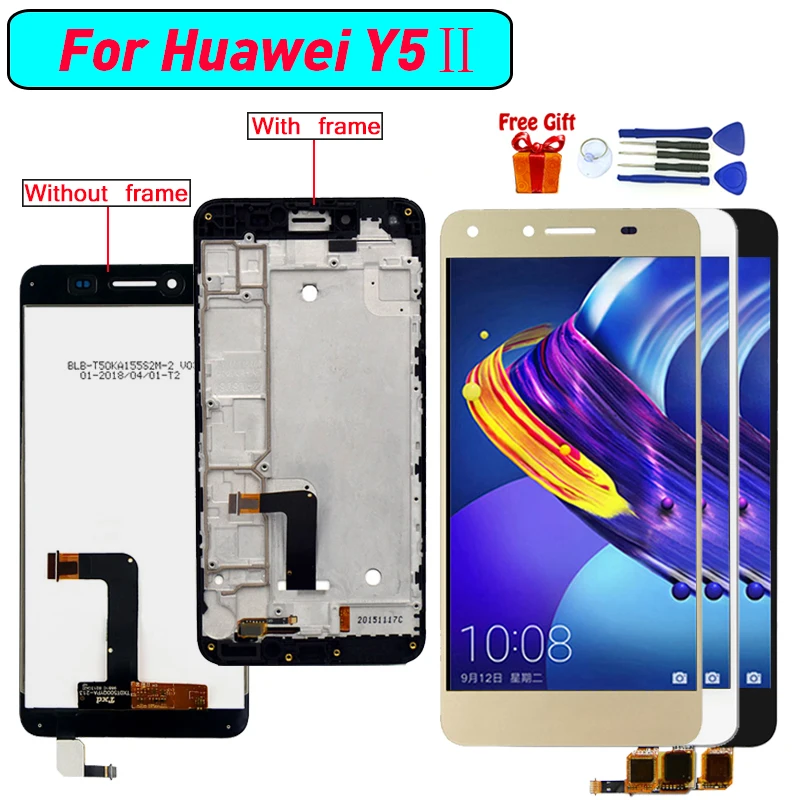ЖК дисплей для Huawei Y5 II дигитайзер сенсорного экрана в сборе сменная стеклянная