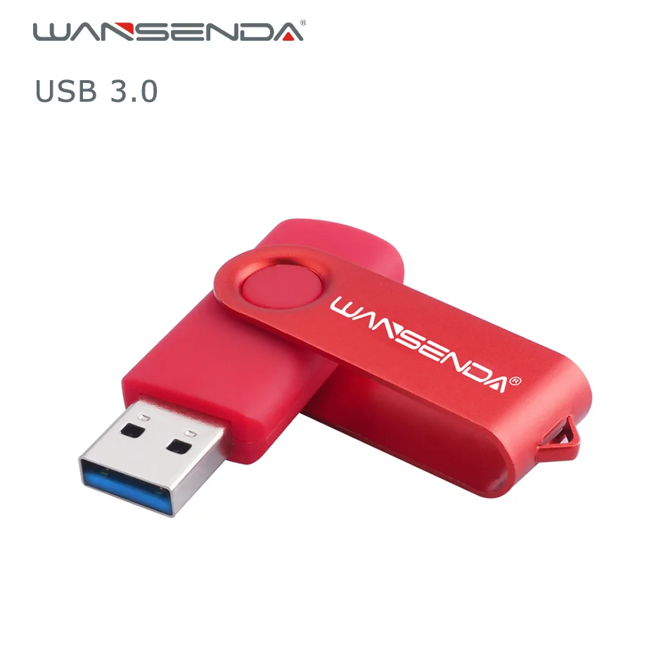 Оригинальный поворотный USB флеш накопитель Wansenda 4 ГБ 8 16 32 64 128 256 3 0|USB