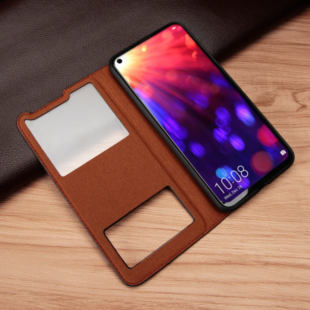Чехол для Honor View 20 из натуральной кожи, флип-чехол для huawei Honor View 20, чехол для Honor V20, чехол для сотового телефона, чехол s, чехол
