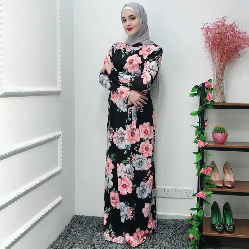 Vestidos Ramadan кафтан абайя, арабское мусульманское длинное платье для девочки Caftan Elbise Hijab Eid платья Qatar Robe Femme Musulmane Longue