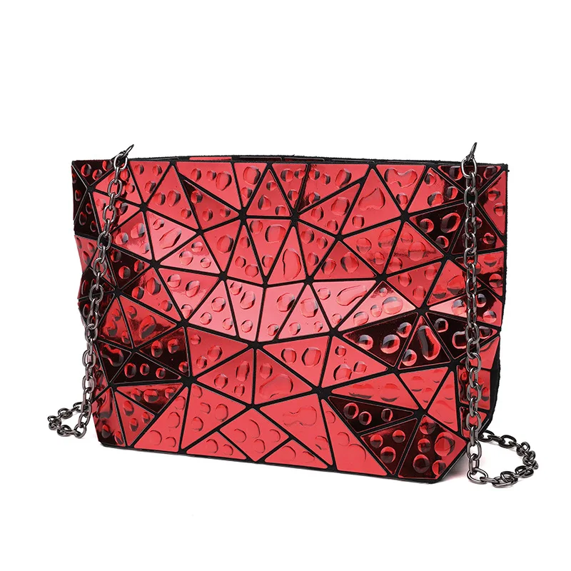 New Bao Bag Womens Clutch Handbag Hologram Female Chain Shoulder Bags Drops Of Water Geometric Crossbody Messenger bolso | Багаж и сумки