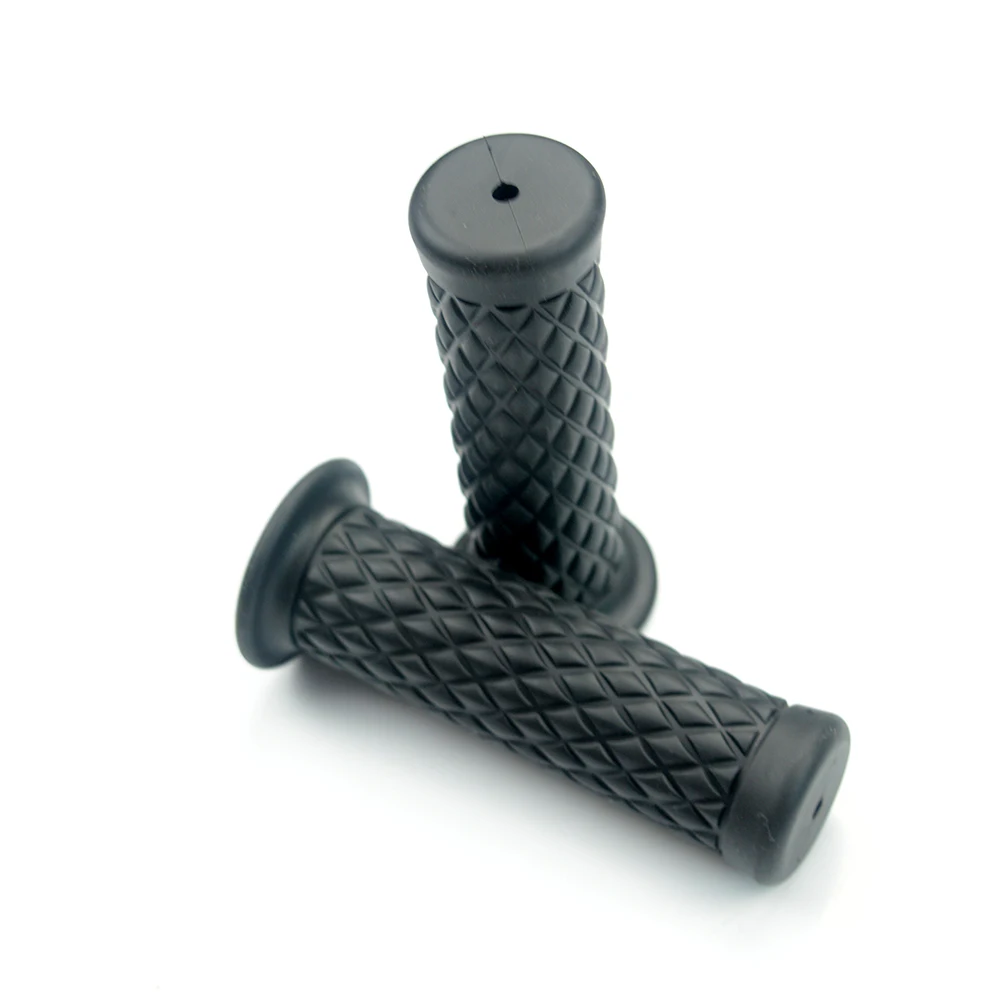 1 пара мотоциклетных рулей 7/8 '' ручной резиновый ретро руль для Honda Suzuki Kawasaki