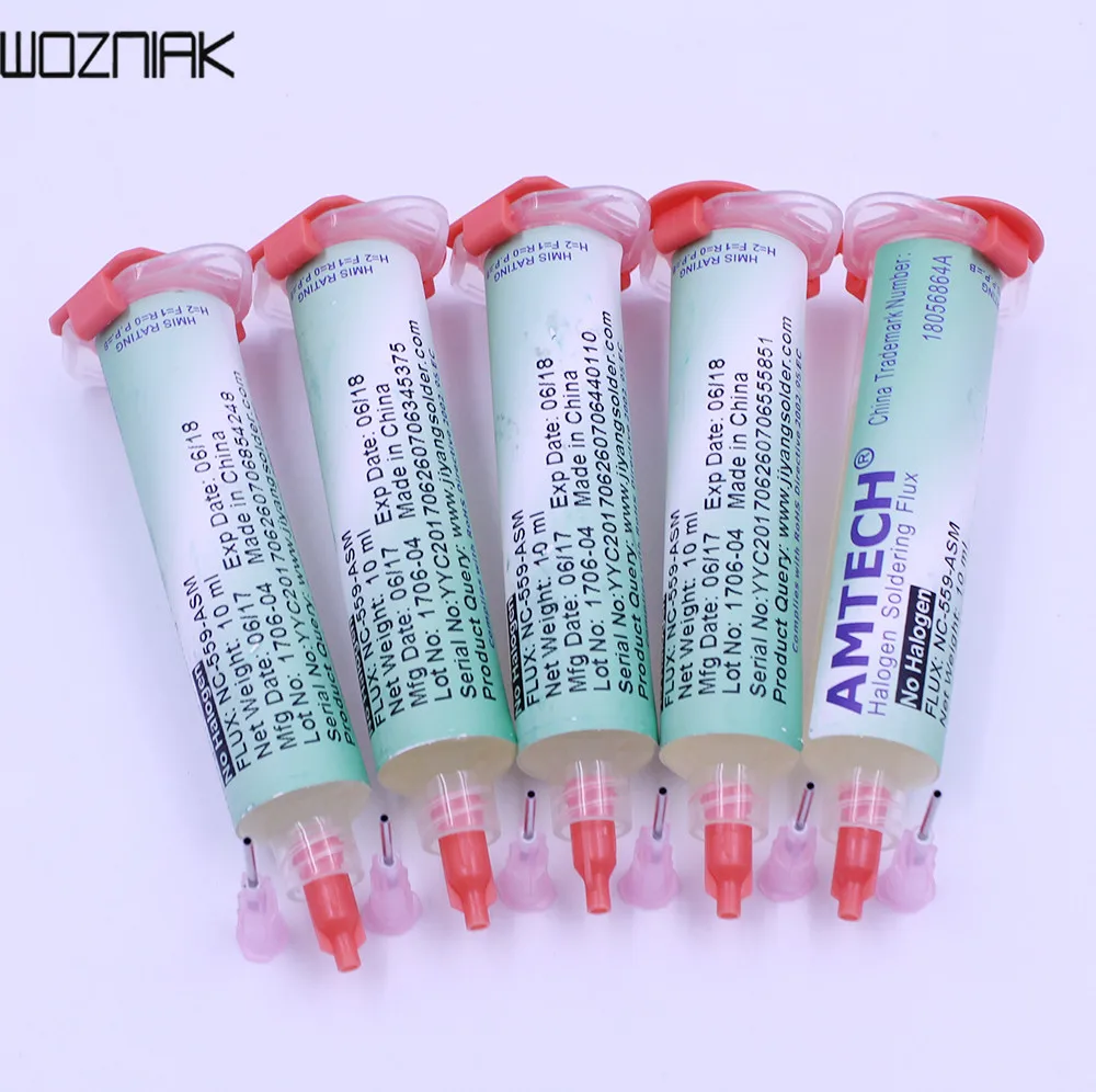 100% оригинальная паяльная паста AMTECH BGA PCB без очистки Сварочная улучшенная смазка