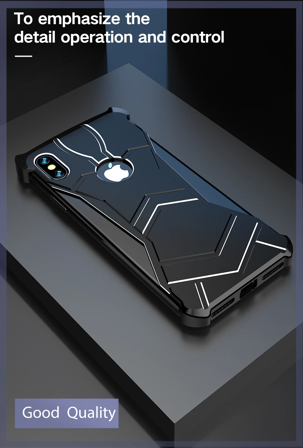 Роскошные чехлы для телефонов R-Just Panther для iPhone XR XS X XS MAX 7 8 Plus ультра тонкий магнитный адсорбционный металлический чехол для iPhone8