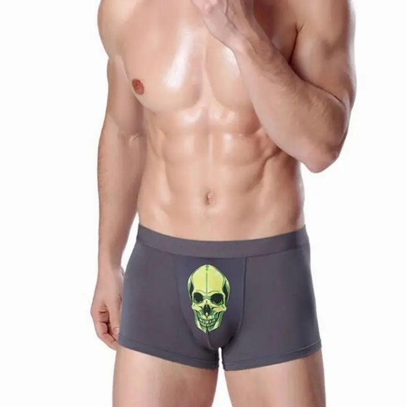 Горячая Распродажа печать 3D Модальные боксеры четыре Шорта 6 цветов на выбор |