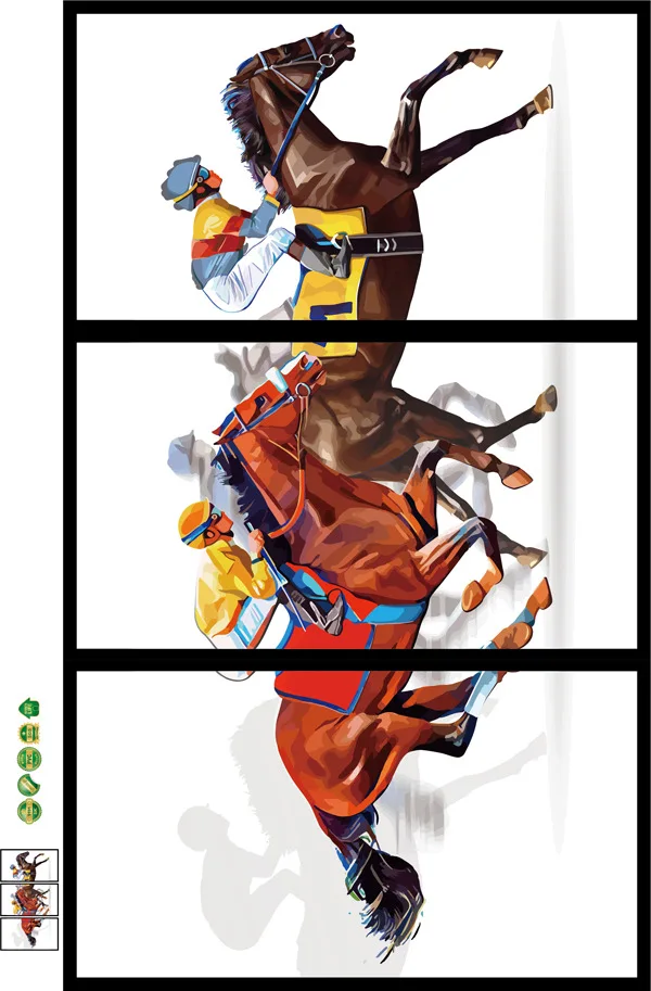 Езда РАМА 3D обои декоративные фрески гостиной диван ТВ фон украшения Творческая