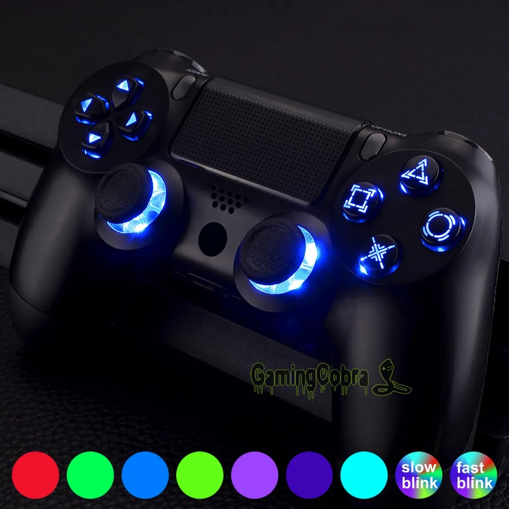 Мульти цвета подсвеченные D pad Thumbsticks уход за кожей лица кнопок (DTF) светодиодный