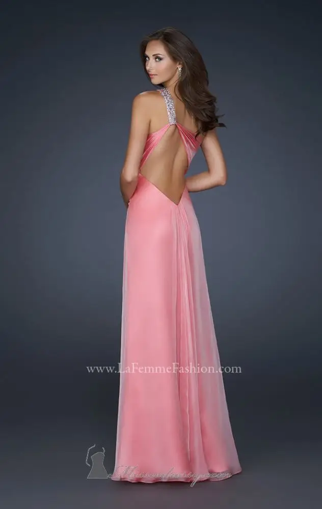 Prom Dresses Sexy Chiffon Pink White Hunter Gowns 2014 Straight Floor Length Long Beads High Quality A1040|beads chinese|beaded zebrabead ribbon |