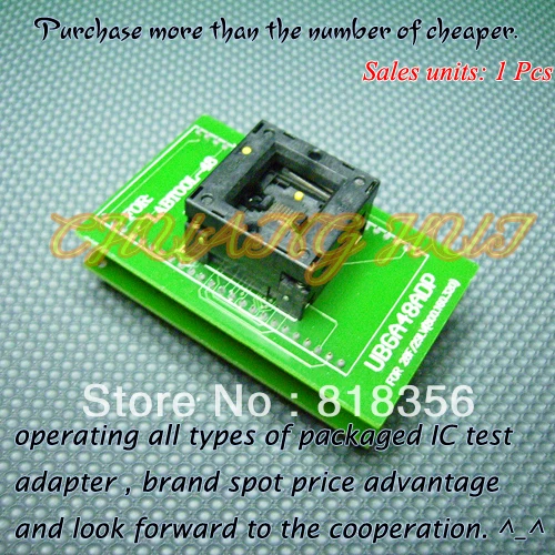 Программатор UBGA48ADP для 28F/29LV800.160.320|adapter socket|adapter engineadapter block |