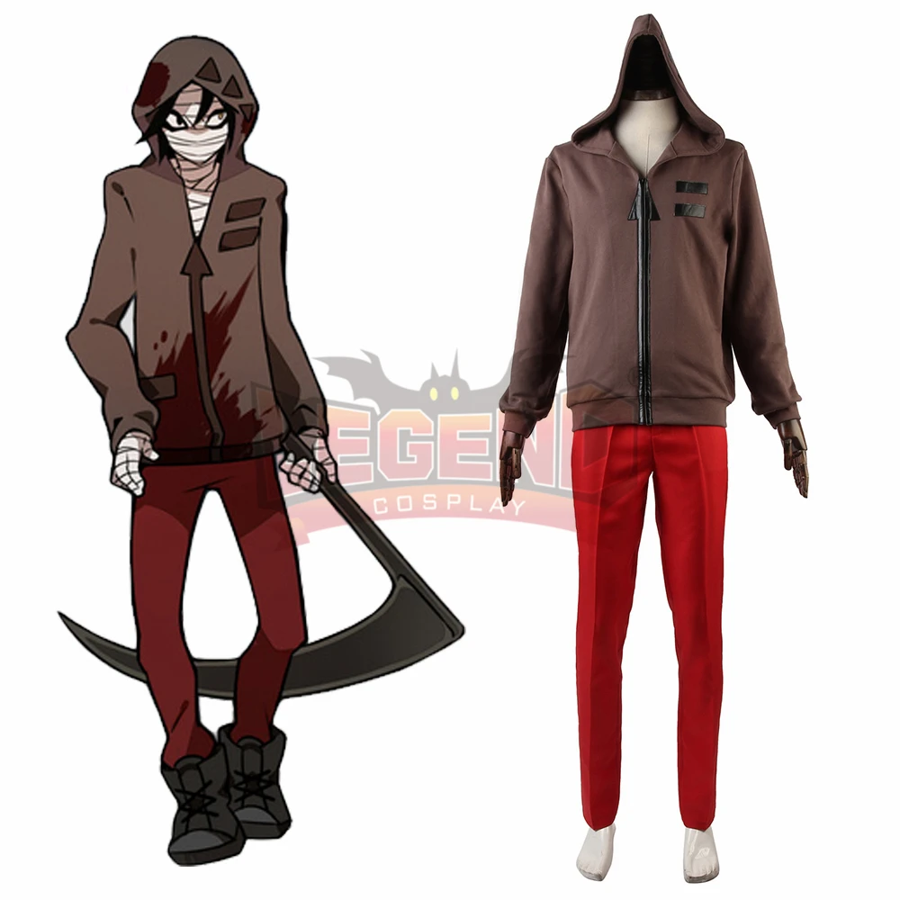 Аниме Satsuriku no Tenshi Angel of Death Айзек Фостер zack Косплей Взрослый Костюм Полный комплект