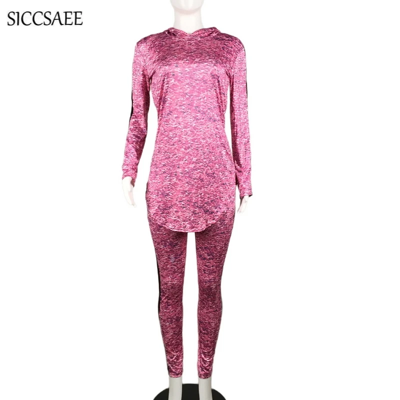 2018 осенне зимний комплект из двух предметов с принтом в виде галстука красителя