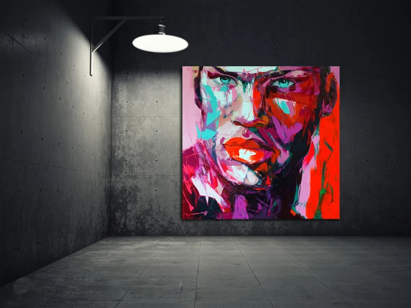 Бесплатная доставка современные абстрактные красочные настенные картины с