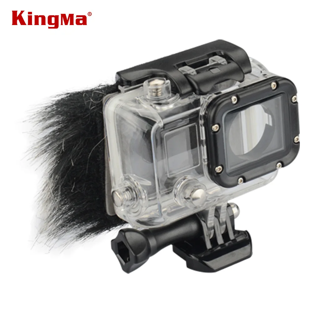 Меховая муфта для лобового стекла KingMa Gopro Hero 3 + видеокамеры снижения уровня шума